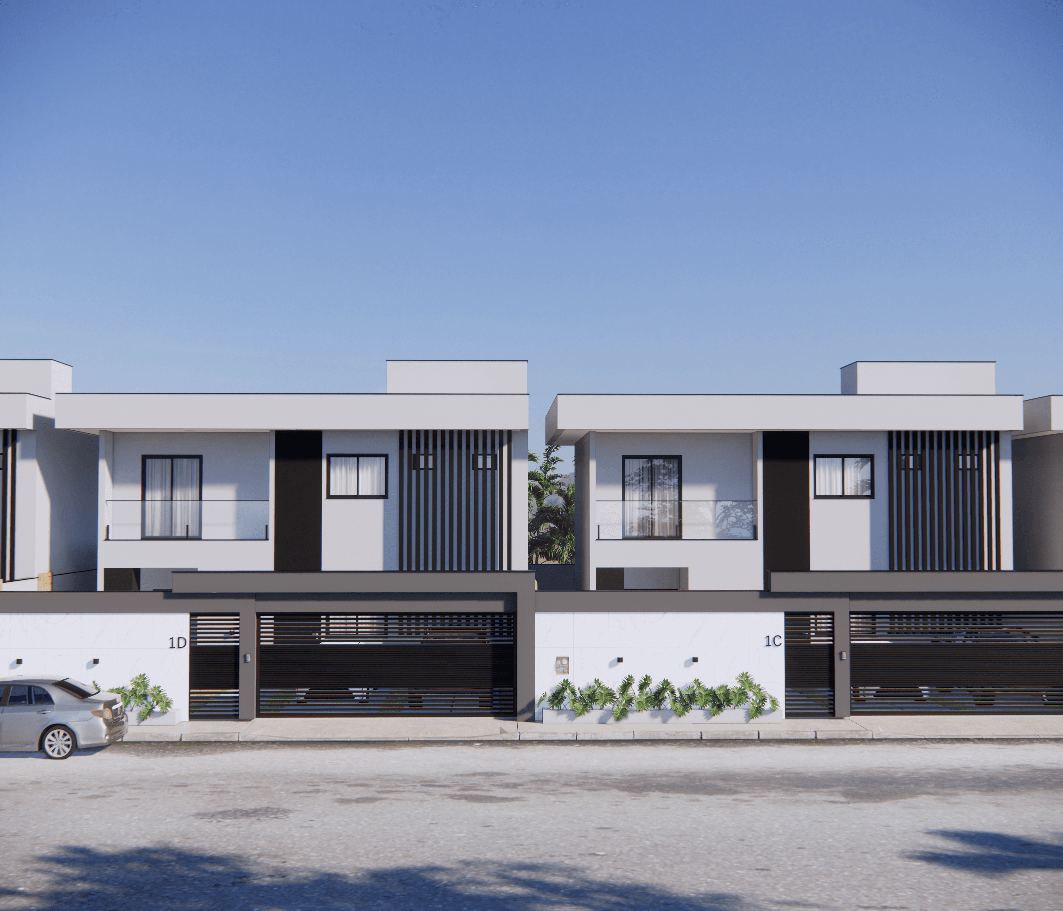 Projeto residencial concluído